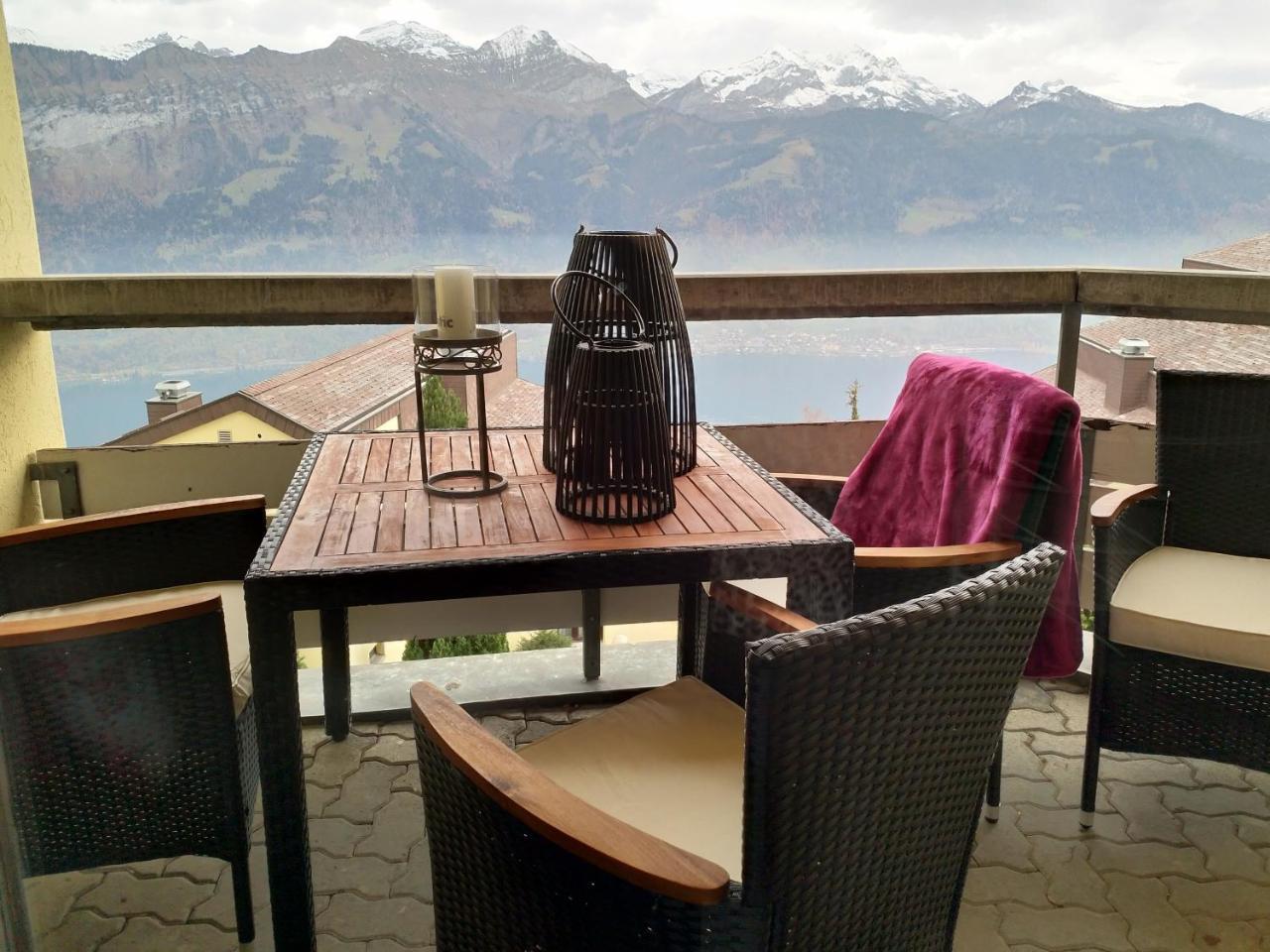 Swiss Seeblick Apartment Mit Hotelanbindung 베아텐베르크 외부 사진